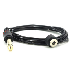 Magnetic RCA/DC/ClipCord Adapter - With cable black