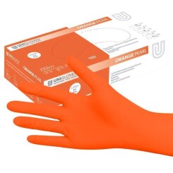 UNIGLOVES - Nitril - Examination Gloves - Orange Pearl