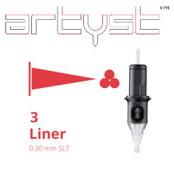 ARTYST by Cheyenne - Basis PMU Cartridge - 3 Liner - 0,30 mm - SLT 20 stuks/verpakking