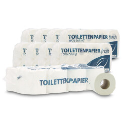 Toilettenpapier Zellulose - 3-lagig - 72 x 250 Blatt