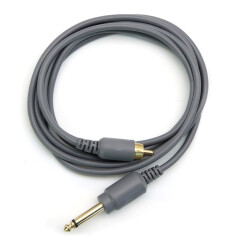 BODY CULT - Silicone cable - RCA - Straight - 180 cm - Grey