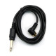 BODY CULT - Silicone cable - RCA - Angled - 180 cm - Black