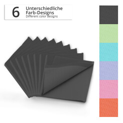 Arbeitsplatzabdeckung - Patientenservietten - Inhalt 500 Stk / Pack - 33 cm x 45 cm - verschiedene Farben