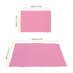 Arbeitsplatzabdeckung - Patientenservietten - 500 Stück - 33 cm x 45 cm - Farbe Pink