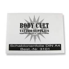 BODY CULT - Schablonenfolie - DIN A 4