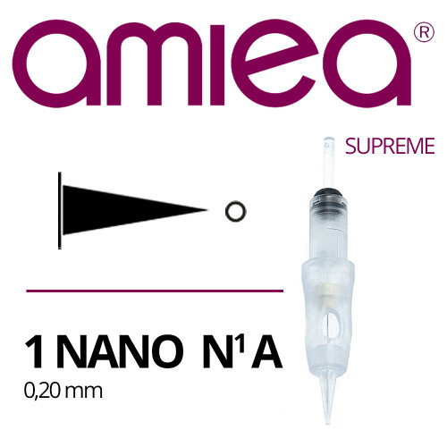 AMIEA - Cartridges - Supreme - 1 Nano N1 - 0,20 mm - 15 stuks/verpakking