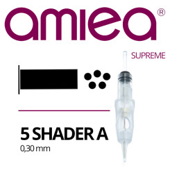 AMIEA - Cartridges - Supreme - 5 Shader - 0,30 mm - 15 stuks/verpakking