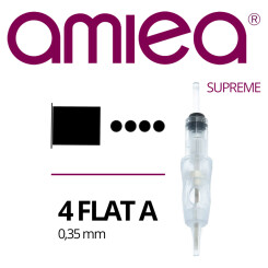 AMIEA - Cartridges - Supreme - 4 Flat - 0,35 mm - 15 stuks/verpakking