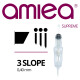 AMIEA - Cartridges - Supreme - 3 Slope - 0,40 mm - 15 stuks/verpakking