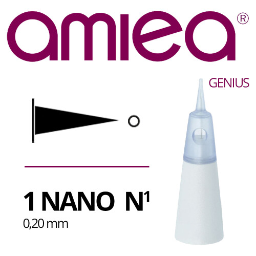 AMIEA - Cartridges - Genius - 1 Nano N1 - 0,20 mm - 10 stuks/verpakking