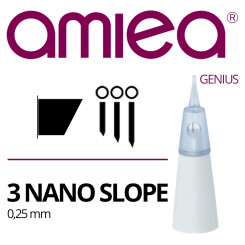 AMIEA - Cartridges - Genius - 3 Nano Slope - 0,25 mm - 10...
