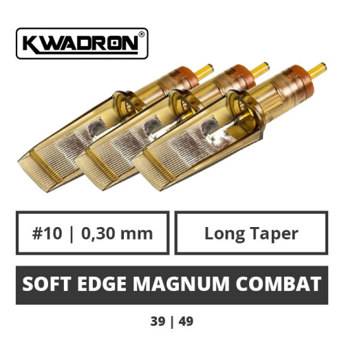 KWADRON - Tattoo Cartridges - Soft Edge Magnum Combat - 0,30 LT - 1 Piece