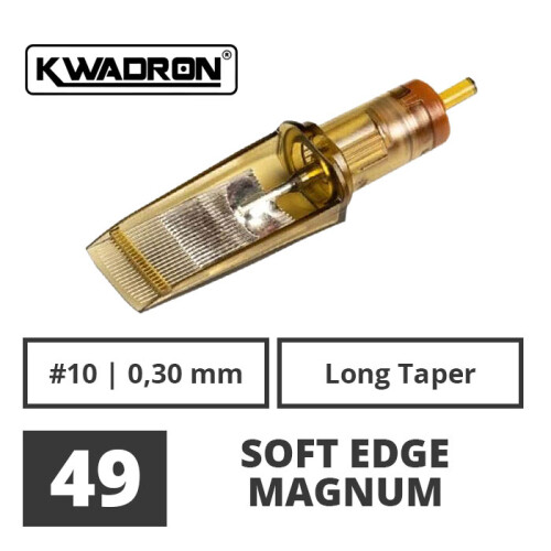 KWADRON - Tattoo Cartridges - 49 Soft Edge Magnum Combat - 0,30 LT - 1 Stuk