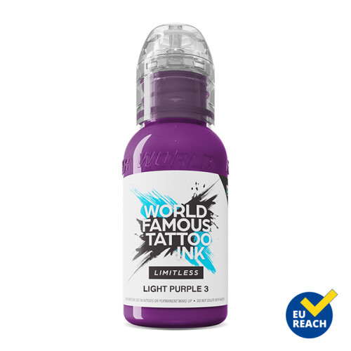 World Famous Limitless - Tatoeage Inkt - Light Purple 3 30 ml