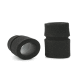 Schuimrubberen wegwerp handvatten - Zwart - 20 stuks/verpakking - Rekbaar van 22 mm - 26 mm
