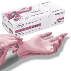 UNIGLOVES - Nitril - Examination Gloves - Fancy Rose L