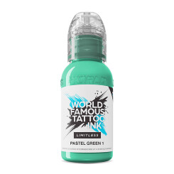 World Famous Limitless - Tattoo Farbe - Pastel Green 1 30 ml