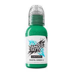 World Famous Limitless - Tattoo Farbe - Pastel Green 2 30 ml