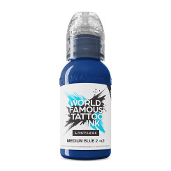 World Famous Limitless - Tattoo Farbe - Medium Blue 2 -...