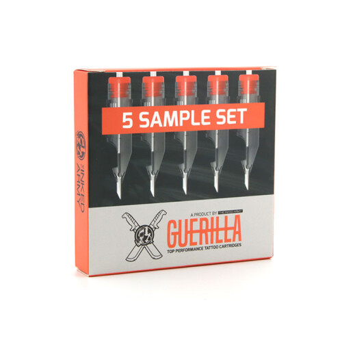THE INKED ARMY - Guerilla Tattoo Cartridges - Sample Set - 5 Cartridges