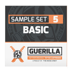 THE INKED ARMY - Guerilla Tattoo Cartridges - Sample Set - 5 Cartridges