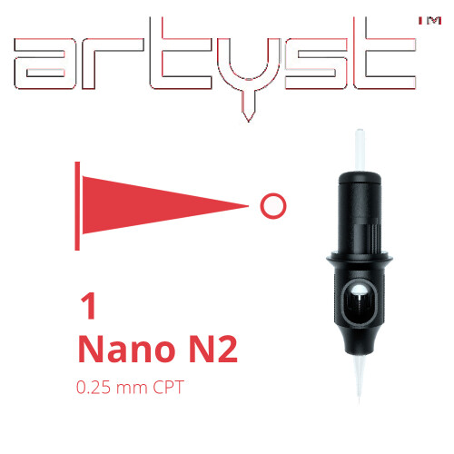ARTYST by Cheyenne - Basis PMU Cartridge - 1 Nano N2 - 0,25 mm CPT - 20 stuks/verpakking