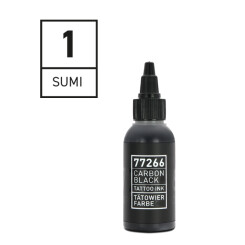 CARBON BLACK - REINVENTED - Tattoo Ink - Sumi 1 - 50 ml