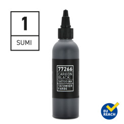 CARBON BLACK - REINVENTED - Tattoo Ink - Sumi 1 - 100 ml