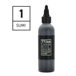 CARBON BLACK - REINVENTED - Tattoo Ink - Sumi 1 - 100 ml