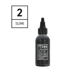 CARBON BLACK - REINVENTED - Tattoo Ink - Sumi 2 - 50 ml