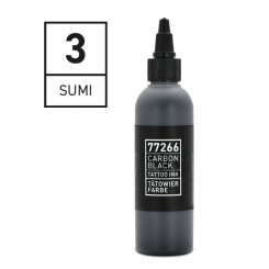 CARBON BLACK - REINVENTED - Tattoo Ink - Sumi 3 - 100 ml