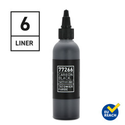 CARBON BLACK - REINVENTED - Tattoo Farbe - Liner 6 - 100 ml