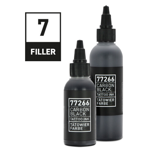 CARBON BLACK - REINVENTED - Tattoo Farbe - Filler 7