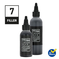 CARBON BLACK - REINVENTED - Tattoo Farbe - Filler 7