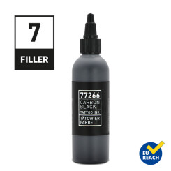 CARBON BLACK - REINVENTED - Tattoo Farbe - Filler 7 - 100 ml