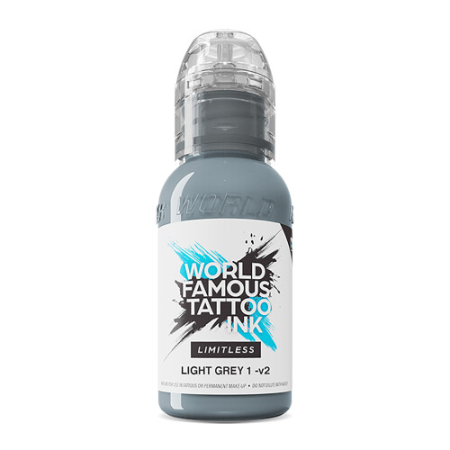 World Famous Limitless - Tattoo Ink - Light Grey 1 - v2 30 ml