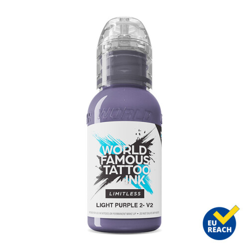 World Famous Limitless - Tatoeage Inkt - Light Purple 2 - v2 30 ml