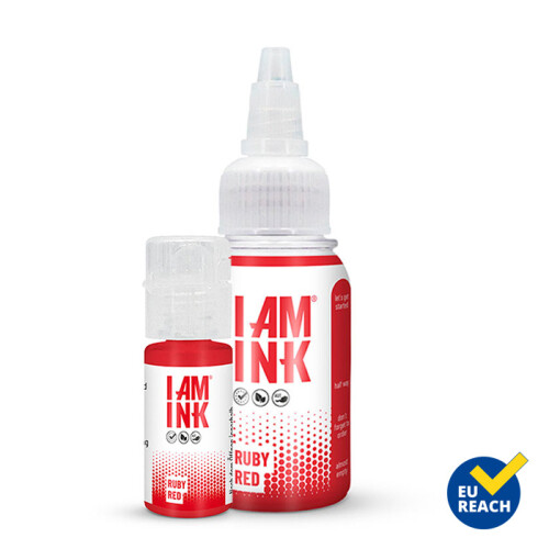 I AM INK - Tatoeage Inkt - True Pigments - Ruby Red
