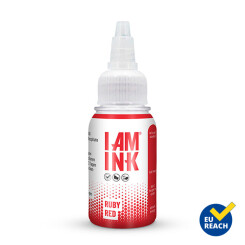I AM INK - Tattoo Ink - True Pigments - Ruby Red 30 ml