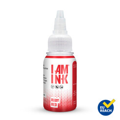 I AM INK - Tattoo Farbe - True Pigments - Ruby Red 30 ml