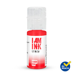 I AM INK - Tattoo Farbe - True Pigments - Laser Red 10 ml