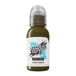 World Famous Limitless - Tattoo Farbe - Camo Green 30 ml