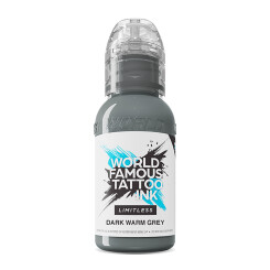 World Famous Limitless - Tattoo Farbe - Dark Warm Grey 30 ml