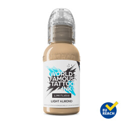 World Famous Limitless - Tatoeage Inkt - Light Almond 30 ml