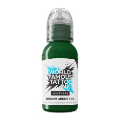 World Famous Limitless - Tatoeage Inkt - Medium Green 1 -...