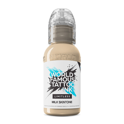 World Famous Limitless - Tatoeage Inkt - Milk Skintone 30 ml