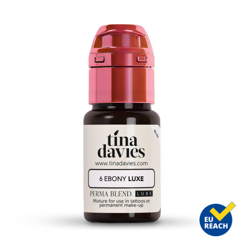 PERMA BLEND - LUXE - TINA DAVIES - PMU Pigment - 6 Ebony Luxe - 15 ml