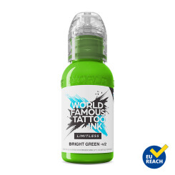 World Famous Limitless - Tattoo Ink - Bright Green v2 30 ml