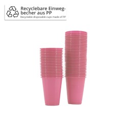 Mouth Rinsing Cup - Disposable Cup 180 ml 50 Pcs/Pack - White