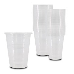 Mouth Rinsing Cup - Disposable Cup 180 ml 50 Pcs/Pack - Transparent